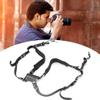 Gavigain Camera Shoulder Double Strap, Adjustable Quick Release Sling Strap, Rapid Shoulder Neck Sling Strap Belt for DSLR Cameras, Leather Double Shoulder Harness Strap(Black) view 4