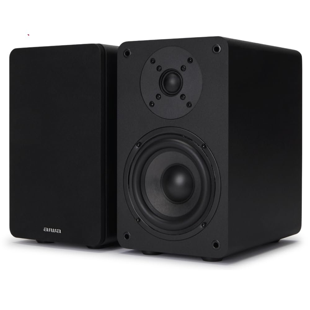 Aiwa Sp-a100 Black/Passive Hifi Bookshelf Speakers