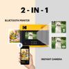 KODAK Mini Shot 4 ERA 4PASS 2-in-1 Instant Camera and Photo Printer (4x4) (Yellow, Camera + 70 Sheets) view 3