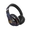 MightySkins Carbon Fiber Skin Compatible with Beats Studio Pro - Midnight Blossom | Protective, Durable Textured Carbon Fiber Finish | Easy to Apply view 1