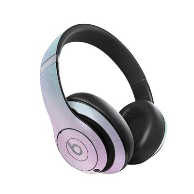 MightySkins Glossy Glitter Skin Compatible with Beats Studio Pro - Cotton Candy | Protective, Durable High-Gloss Glitter Finish | Easy to Apply