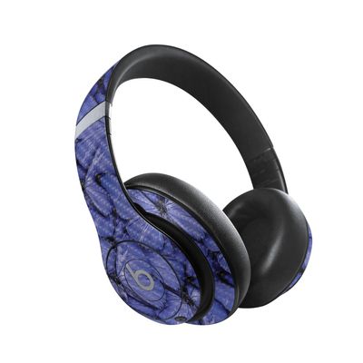 MightySkins Carbon Fiber Skin Compatible with Beats Studio Pro - Blue Butterflies | Protective, Durable Textured Carbon Fiber Finish | Easy to Apply