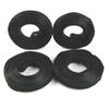FindTape Hook-N-Loop Quick Tie Cable Ties: 1/2 in. x 8 in. (Black) / 100 straps view 1