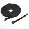 FindTape Hook-N-Loop Quick Tie Cable Ties: 1/2 in. x 8 in. (Black) / 100 straps view 2