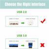 Guy-Tech USB 2.0 Data PC Cord for Magicspin IDVD16DDBE DVDRW 1016UI IDVD16DD 16x DVD+CD/RW Drive Magicspin I/O Magic P/N: I522452EU Model Number: BCE 5224UI USB CD CD-R/RW Recordable Rewritable Drive view 3