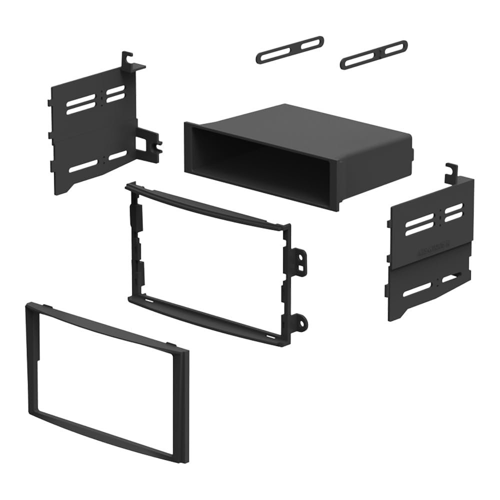 Double DIN Car Stereo Radio Installation Kit with Pocket for 2003 2004 2005 Nissan 350 Z (Dash Kit)