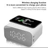 Yunseity Bluetooth Speaker with Alarm Clock, Charger 15W Fast Charging, FM Radio, Sleep Timer, 3 Levels Brightness Adjustable, Built in Microphone, Dimmable Night Light for view 2