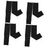 BESPORTBLE 4pairs Comfortable Skin-friendly Arm Sleeves for Sun Protection Anti-slipping Sleeves for Men Women and Boys and Girls Breathable Compression Design for Outdoor Sports and view 1