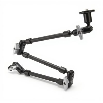31in Articulating Magic Arm, 360 Rotation Adjustable Articulating Arm Camera Mount,for DSLR Action Camera Mini Camera, Without Clips