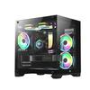 Bluegears Bgears b-Pellucid MicroATX (Fans NOT Included) Gaming PC Case with Infinity Tempered Glass and USB 3.0 x 2. view 1