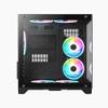 Bluegears Bgears b-Pellucid MicroATX (Fans NOT Included) Gaming PC Case with Infinity Tempered Glass and USB 3.0 x 2. view 3