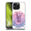 Head Case Designs Officially Licensed Micklyn Le Feuvre Cute Baby Elephant Animals Gel Case [Military Grade Protection] Compatible with Apple iPhone 15 Pro Max and Compatible with MagSafe view 1