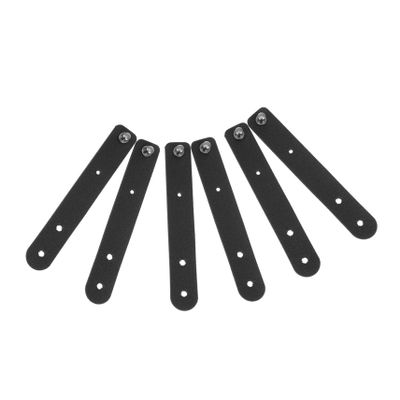 6pcs Leather Buckle Winder Cable Management Cable Holder Usb Cord Holder Storage Organizer Data Line Leather Management Data Line Supplies Earphone Holder Winder