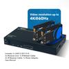 OREI 1x2 HDMI Extender Splitter 4K by Multiple Over Single Cable CAT6/7 4K@60Hz 4:4:4 HDCP 2.2 with IR Remote EDID Management - Up to 115 Ft - Loop Out - Low Latency - Full Support view 2
