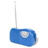 AM FM Radio, 4 Sections Telescopic Antenna Lightweight Mini Pocket Radio Professional High Sensitivity for Home for Outdoor (Blue) view 3