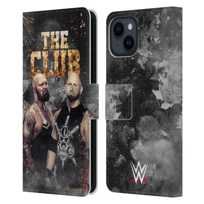 Head Case Designs Officially Licensed WWE Karl Anderson & Luke Gallows The O.C. Leather Wallet Case Compatible with Apple iPhone 15