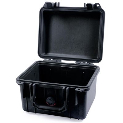 ColorCase Pelican Protector 1300 Case Black - Small Size Waterproof Case (Case Only) - Black Latches