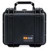 ColorCase Pelican Protector 1300 Case Black - Small Size Waterproof Case (Case Only) - Black Latches view 3