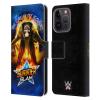 Head Case Designs Officially Licensed WWE Bray Wyatt Poster 2020 SummerSlam Leather Wallet Case Compatible with Apple iPhone 15 Pro view 1