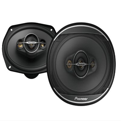 PIONEER A-Series Standard TS-A6961F 6 x 9 4-Way Speakers (Pair) 450W Max, Balanced Sound + Smooth Treble, Enhanced Bass, Ideal Factory Upgrade, Installation Adaptors Included