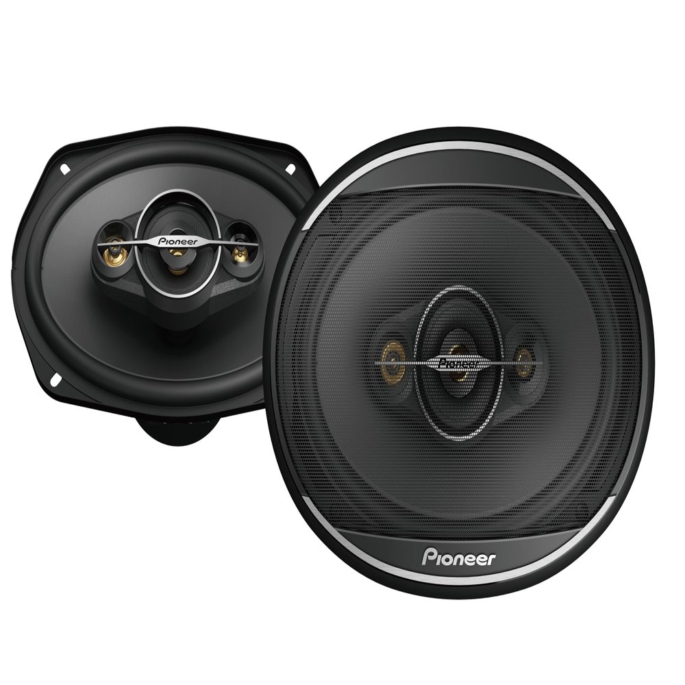PIONEER A-Series Standard TS-A6961F 6 x 9 4-Way Speakers (Pair) 450W Max, Balanced Sound + Smooth Treble, Enhanced Bass, Ideal Factory Upgrade, Installation Adaptors Included