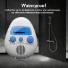 AM FM Shower Radio, Portable Bathroom Shower Radio with Built in Speaker, Hand Rope, Adjustable Volume Hanging Shower Radio, Battery Operated view 2