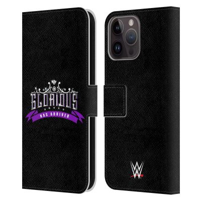Head Case Designs Officially Licensed WWE Bobby Roode Glorious 2 Superstars 6 Leather Wallet Case Compatible with Apple iPhone 15 Pro Max