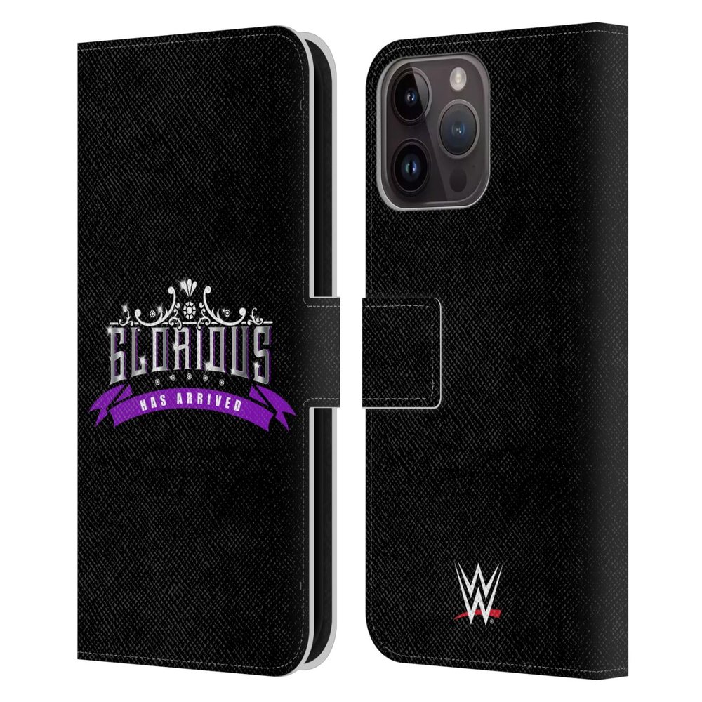 Head Case Designs Officially Licensed WWE Bobby Roode Glorious 2 Superstars 6 Leather Wallet Case Compatible with Apple iPhone 15 Pro Max