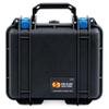 ColorCase Pelican Protector 1300 Case Black - Small Size Waterproof Case (Case Only) - Blue Latches view 3