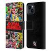 Head Case Designs Officially Licensed WWE Poster 2021 Royal Rumble Leather Wallet Case Compatible with Apple iPhone 15 view 1