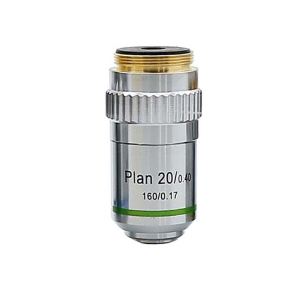 Lab Microscope Slides 20X Biological Microscope Objective Lens, Thread Diameter 20.2MM Microscope Parts