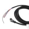 HangTon Power IO Cable M12 A-Coded 12 Pin Female Right Angle to Open for Cognex in-Sight 2800 7000 260, MicroHAWK V430 Vision Automation CCB-PWRIO 10m view 3