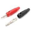 10Pcs/lot Red and Black 4mm Solderless Side Stackable Banana Plug view 4