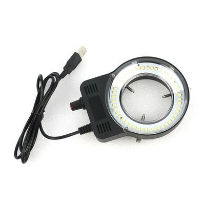 VAKUUM Lab Microscope Slides 48 LED USB Adjustable Ring Light Illuminator Lamp Microscope Parts