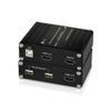 StarRoute Ultra HD 4K@60Hz HDMI KVM Fiber Extender, Uncompressed USB HDMI 2.0 Video Optical Transceiver, Up to 300m Over OM4 Multi-Mode Single Fiber LC-LC, Dual Monitor Design Supports Local Output view 1