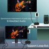 StarRoute Ultra HD 4K@60Hz HDMI KVM Fiber Extender, Uncompressed USB HDMI 2.0 Video Optical Transceiver, Up to 300m Over OM4 Multi-Mode Single Fiber LC-LC, Dual Monitor Design Supports Local Output view 4