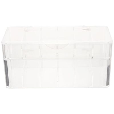 Angoily Double Phone Cord Organizer Compartment Storage Box for Cables Chargers and Accessories Neat and Tidy for Home Office and Travel