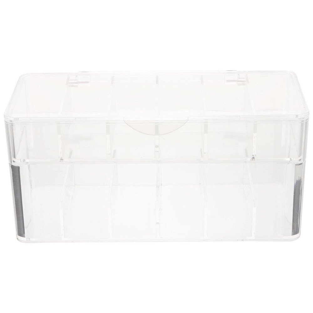 Angoily Double Phone Cord Organizer Compartment Storage Box for Cables Chargers and Accessories Neat and Tidy for Home Office and Travel