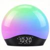 JALL Sunrise Alarm Clock for Bedrooms with White Noise Sound Machine, Wake Up Light Alarm Clocks for Heavy Sleepers & Kids, Dual Alarms, Nightlight, Sleep Timer, Bluetooth Speaker, Hatch-Style view 1
