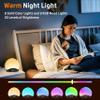 JALL Sunrise Alarm Clock for Bedrooms with White Noise Sound Machine, Wake Up Light Alarm Clocks for Heavy Sleepers & Kids, Dual Alarms, Nightlight, Sleep Timer, Bluetooth Speaker, Hatch-Style view 2