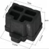 Boxonly 20Pcs Silicone RJ45 Anti-Dust Covers - Black, Dust-Proof, Compatible with Computer, Router, Switch, TV RJ45 Ports view 4
