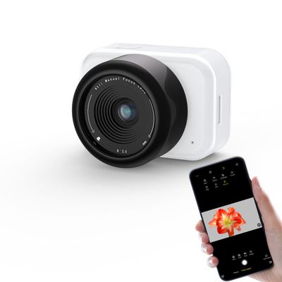 ATLI 1080P Time Lapse Camera T100 Lite Timelapse Video Camera HDR Professional APP Control for Plants Indoor(White&Black)