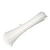 NORAZE Self-Locking Plastic Nylon Tie 100 PCS Black 5X300cable Tie Fastening Ring3X200 Cable Tie Zip Wraps Strap (Color : White, Size : 3x120mm) view 1