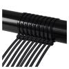 NORAZE Nylon Cable Ties Width:2.5/3.5/4.5MM Self-Locking Plastic Strapping Industrial Fasteners 250/500/1000PCS (Color : Black, Size : 4.5x300mm 250pcs) view 3