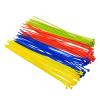 NORAZE 3 * 200mm Self-Locking Nylon Cable Ties 100pcs 12 Color Plastic Zip Tie Binding Wrap Straps (Color : Light Green, Size : 3 * 200mm) view 3
