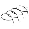 NORAZE Self-Locking Plastic Nylon Wire Cable Zip Ties 100pcs Black Cable Ties Fasten Loop Cable (Color : Black, Size : 4X200 Width 2.8MM) view 2