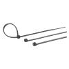 NORAZE Self-Locking Plastic Nylon Wire Cable Zip Ties 100pcs Black Cable Ties Fasten Loop Cable (Color : Black, Size : 4X200 Width 2.8MM) view 3