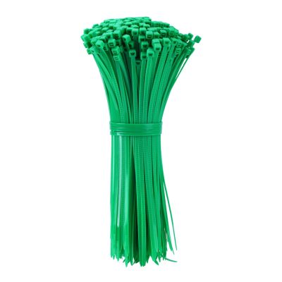 NORAZE Self-Locking Nylon Wire Cable Zip Ties Cable Ties Organiser Fasten Cable 100pcs 3x100mm~5 * 300mm (Color : Green, Size : 5x300mm100PCS)