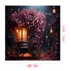 10x6.5ft Valentine's Day Photography Backdrop Love Car Background Night Street Scene Backdrops Photo Fabric Props view 2