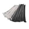 NORAZE 100Pcs Self-Locking Plastic Nylon Cable Ties Binding Straps Fastening Ring Width 1.8mm 2.5mm 3.5mm (Color : Black, Size : 5x300 Width 3.5mm) view 1